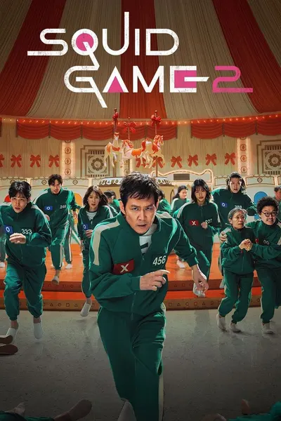 Download Squid Game (2024) Season 2 WebRip [Hindi + Tamil + Telugu + English] S02 ESub 480p 720p - Complete