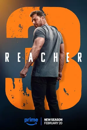 Download Reacher (2025) Season 3 WebRip [Hindi + Tamil + Telugu + Malayalam + Kannada + English] S03 ESub 480p 720p - Complete